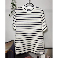 JIL Short-Sleeved T-Shirt SANDER2023 Spring Summer New Product Classic Back Letter Patch Loose Slimm