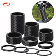jianting Mountain Bike Handlebar Stem Washer Ring Carbon Fiber Headset Fork Spacers Bicycle Front Fork Accessories