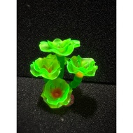 Luminous Sea Cucumber for Aquarium and Aquarium Decoration (13cm High) Random Color and Pattern