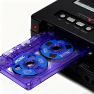 Blank Cassette Tape 50 Minutes Recording Time Double Sided Metal Reel to for Sound Recorder