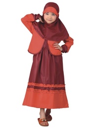 Baju Muslim Anak Perempuan / Gamis Anak / Busana Muslim Anak CAO 019