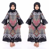 Gamis Batik Anak Perempuan Terbaru Baju Muslim Syari Modis Anak Cewek Umur 2 Sampai 13 Tahun Modis Kekinian