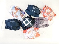 兒童口罩 1 套，5 層薩洛口罩，防塵，防塵，4 件套