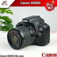 Kamera DSLR Canon 4000D Bekas / Second support Wifi like new Mulus