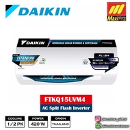 ac daikin 1/2 pk ftkq15uvm4 - maxistore - full instalasi