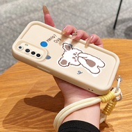Case For Realme 5 Pro 5i 5s 6i C3 C3i Narzo 10 10A 20A Happy Dog Phone Silicone Shockproof Strap