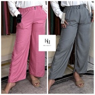 Premium CRINGKLE BUTTON PANTS / CRINGKLE HIGHWAIST PANTS / RUBY CRINGKLE PANTS