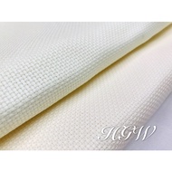 Beige 14ct Korea Aida Cross Stitch Fabric/ Cloth Kain Sulam Cross Stitch (Ready stock)