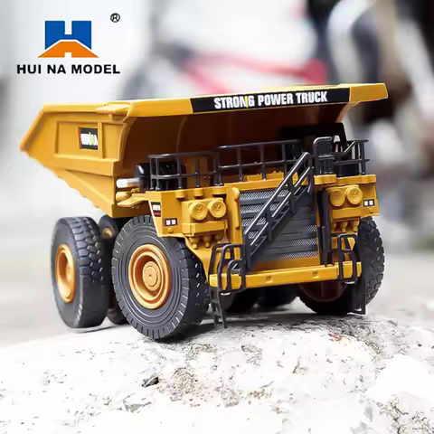 HUINA 1:40 1:50 1:60 Diecast Dump Truck Car Model Alloy Simulation Vehicle Articulated Backhoe Loade