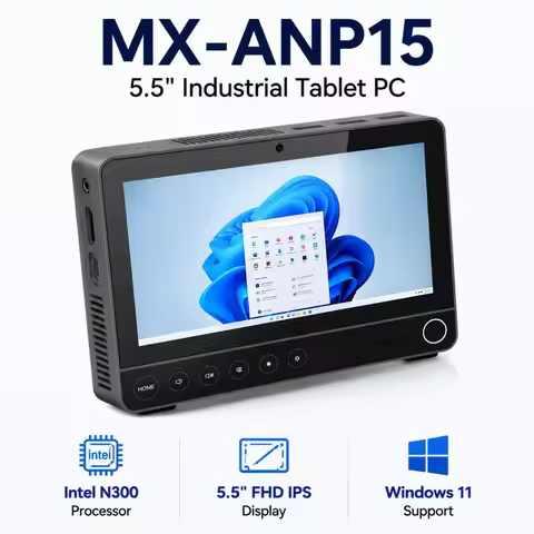 SZBOX IPS 1080x1920 5.5 Inch Intel I3-N300 Tablet MINI PC Windows11 LPDDR5 16GB M.2 SSD WIFI6 BT5.2 