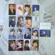 BTS OFFICIAL PHOTOCARDS - ALBUM / BRAND (FILA / WEVERSE WALLET/CHILSUNG CIDER)