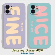 【In Stock】For Samsung Galaxy M34 Case Silicone Full Cover Colorful Phone Case Cover