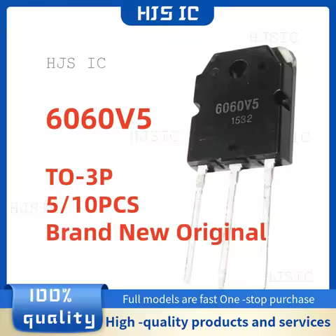 5/10Pcs 100% New Original 6060V5 TO-3P Best Quality transistor In Stock