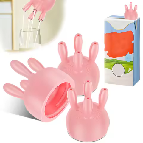 Silicone Milk Bottle Dispenser Caps Cow Udder Milk Carton Cap Pouring Milk Bottle Cap Leak Proof Mil