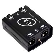 U2 New Audio Isolator Dual Channel 3.5 to XLR Eliminates Current Sound in Systems