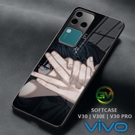 HP Vivo V30 Glitter Softcase | V30 Pro | V30E | GM26 Case Vivo Casing Silicone Silicone Protective C