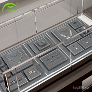 Display Props Pendant Jewelry Display Stand Earring Props Microfiber Metal Necklace Ring Live Jewelr