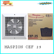 Maspion MSP CEF 25 Ceiling Exhaust Fan / Kipas Exhaust Plafon Hexos 10 Inch / 25cm CEF-25 / CEF25