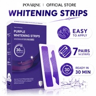 Teeth Whitening Strips Easy to Apply in 30 Min 7 Pairs 14 Strips Dental Care
