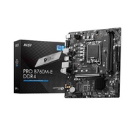 MSI PRO B760M-E Mainboard (DDR4/DDR5) - Genuine product.