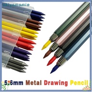 AKIYAMAMIO Mechanical Pencil, Metal 2B/4B/6B/8B Pencil Refill Automatic Pencil, Creative Sketch Comi
