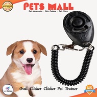 Oval Clicker Clicker Pet Trainer Dog Training Dog Trainer Pet Dog Training Dog (Random Color)
