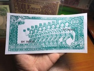 Uang 1000 Rupiah Soekarno Penari 9 tahun 1964 Hijau