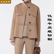 J162 Autumn Winter Wool Coat - Women's Single-Breasted Short Jacket