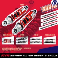Kayaba Zeto Shockbreaker for Underbone Motorcycles Size 275, 280, 320, 330, 350 MM Jupiter Z Vega F1