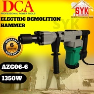 SYK DCA AZG06-6 AZG06-6S Electric Demolition Hammer Machine Concrete Breaker Hacker Mesin Pecah Batu
