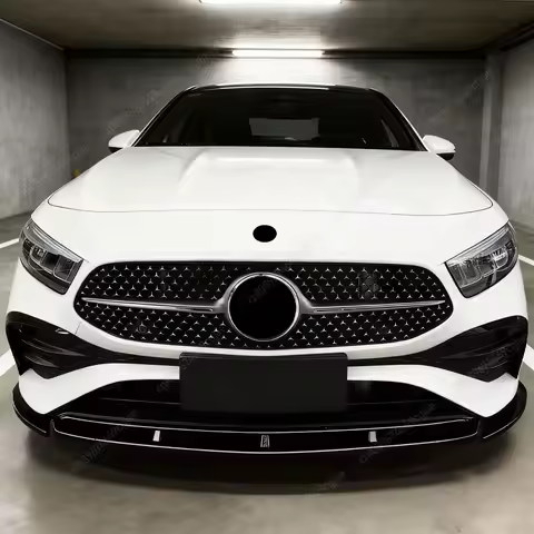 Car Front Bumper Lip Splitter Diffuser Bodykit Spoiler Guard Cover For Mercedes Benz W177 A180 A200 