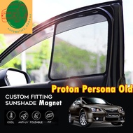 Magnetik Tingkap Kereta/ Magnetic Sunshade/ Pelindung Matahari Proton Persona 2007-2015 (4 Pcs)