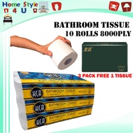 Home KCA Bathroom Tissue (30 rolls - 8000 ply) Toilet paper deluxe series soft / thick / strong Premium Toilet Paper KCA