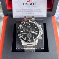 Tissot Seastar 1000 Chronograph Black Dial Steel Men's Watch T120.417.11.051.00