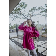 Keenanthi Tunik Blouse/ Blouse Fanta / Atasan Anak / Atasan Wanita / Atasan Fuschia / Atasan Magenta