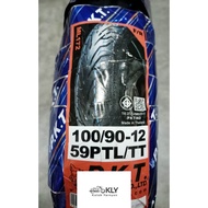 ยางนอก PKT ไม่ใช้ยางใน tubeless ขอบ12 ขอบ13 ขอบ14 รถมอเตอร์ไซค์ทุกรุ่น เบอร์90/90x12Tl 100/90X12TL 1