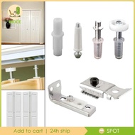 [Ihoce] Bifold Door Hardware Set Easy to Install High Performance Replacement Parts