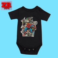 KATUN SPIDERMAN BABY JUMPER MARVEL MOVIE FILM T-SHIRT BABY CLOTHES AGED 0 - 12 MONTHS TO 1 YEAR BABY