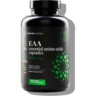SMARTERNUTRITION Essential Amino Acids (EAA) Capsules-1 Gram Per Serving, Total 9 Essential Amino Ac