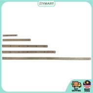 Stainless steel ruler [ 0.7mm~1.0mm metal ruler with one handle hole ] 15cm 30cm 50cm 60cm 100cm