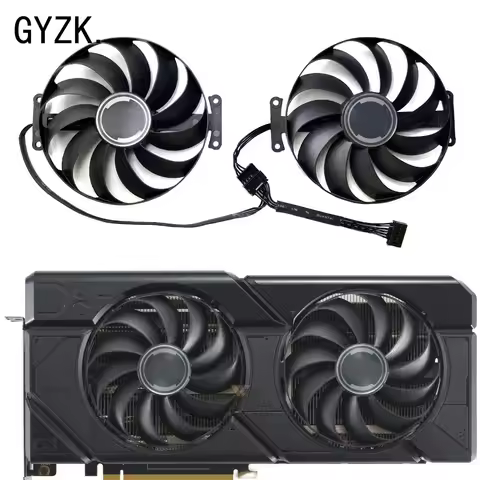 New For ASUS Radeon RX7700XT 7800XT 7900 DUAL OC Graphics Card Replacement Fan