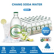 [Bundle of 24] Chang Soda Water 325ml - Sparkling Water Great For Mixing Juice
