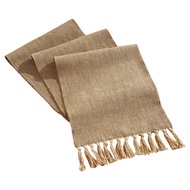 Vintage Woven Cotton Linen Table Runner Country Wedding Party Decoration Home Textiles For Christmas