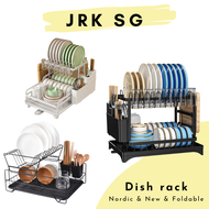 Nordic Kitchen Drying Dish Rack - Minimalist Organizer - Space Saver - Storage Furniture / BTO / HOME / REVAMP