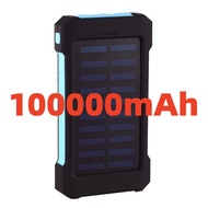 Top Solar Power Bank Waterproof 50000mAh with LED Light Solar Charger 2 USB Powerbank Ports ，20000mA