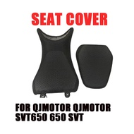 For QJMOTOR qjmotor SVT650 650 svt Motorcycle Seat Cover 3D Honeycomb Mesh Protector Insulating Cush
