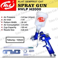 H&l Spray Gun HVLP H2000 0.8mm Nozzle HnL Spray Gun HVLP H 2000 Spray Paint Tool Tube 125ML Small No