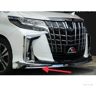 Toyota Alphard year 2018 Aero until 2022 Front Skirt Chrome
