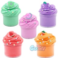 70ML Fruit Dessert Butter Slime Kit Stretchy And Non Sticky Cloud Slime Polymer Clay Toy for Kids Decompression Toy