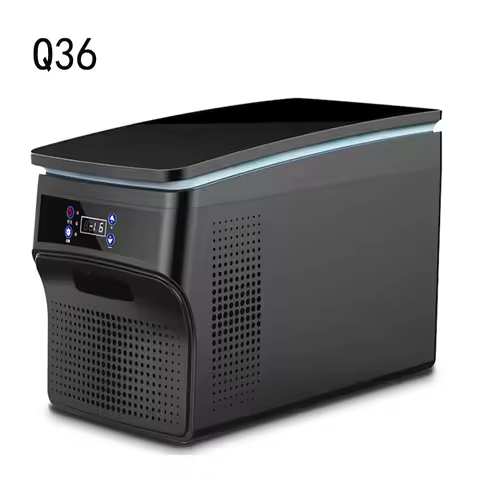 36L AC and DC12V24V Compressor Camping Picnic Outdoor RV Car Refrigerator Freezer Cooler Box Portabl